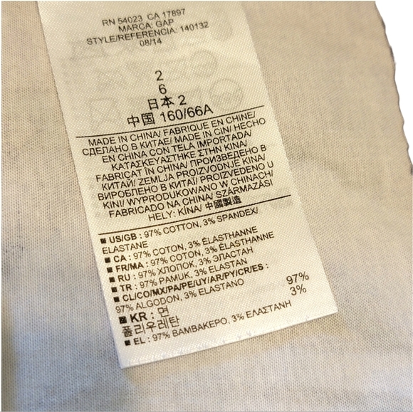 GAP Fit and Flare Blue Floral Cotton Blend Casual Mini Cocktail Dress Size 2 - Picture 9 of 10